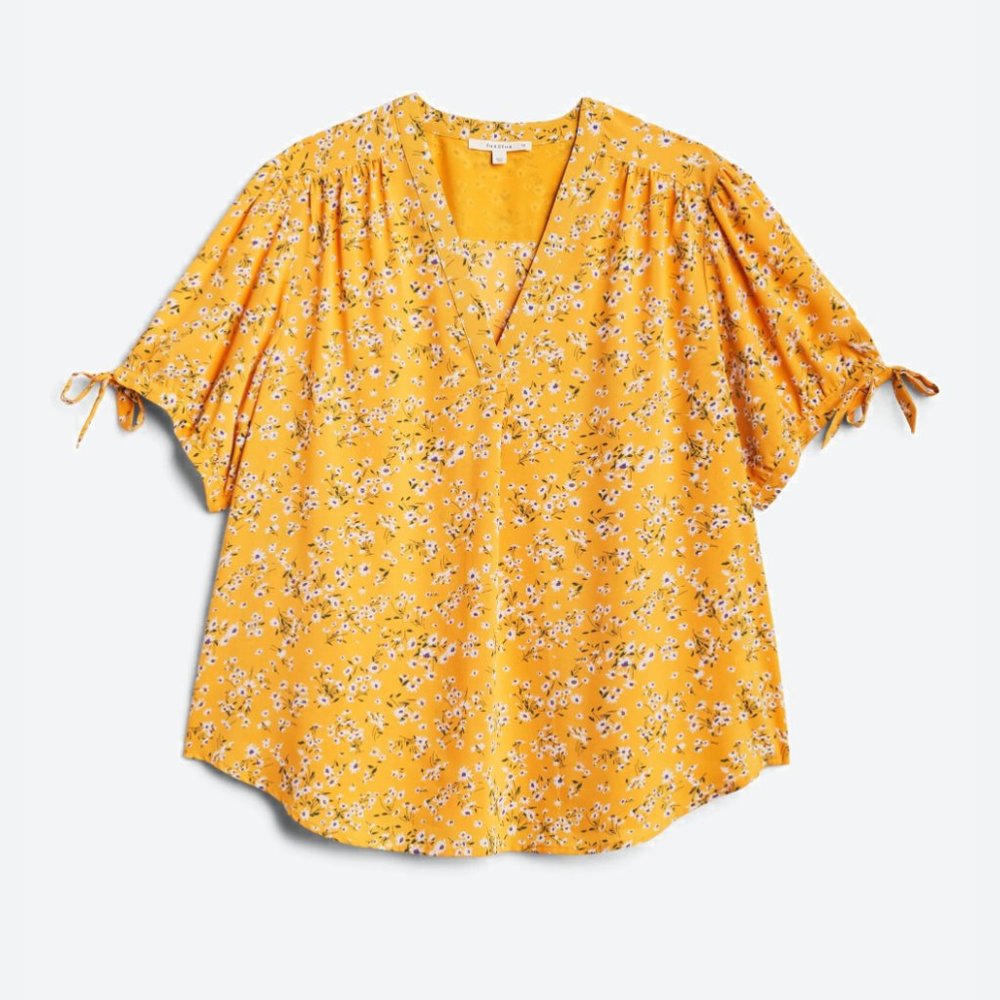 Lillian Tie Sleeve Blouse